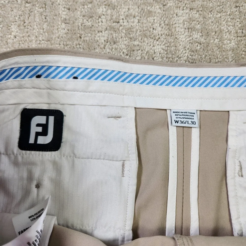 Footjoy Pants Men 36x30  Performance Golf Chino Stretch Trouser